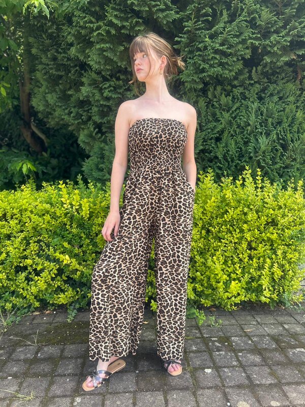 Jumpsuit leopard print