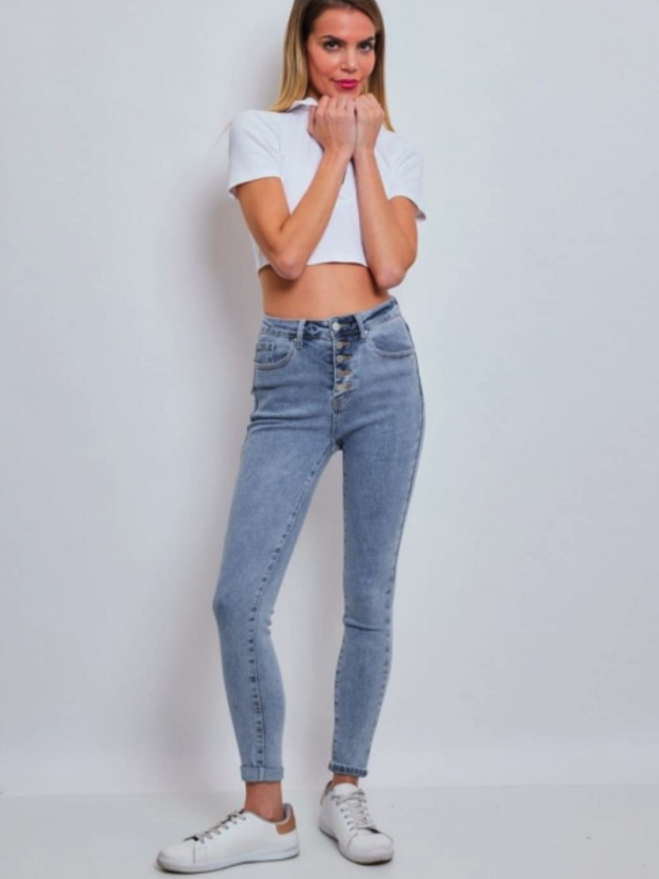 Jeans hoge taille