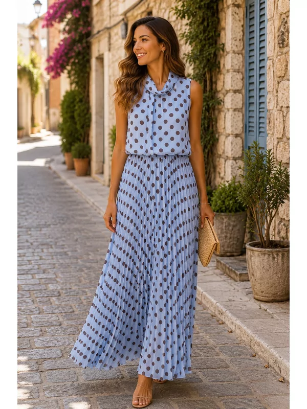 Kleed in blauw
