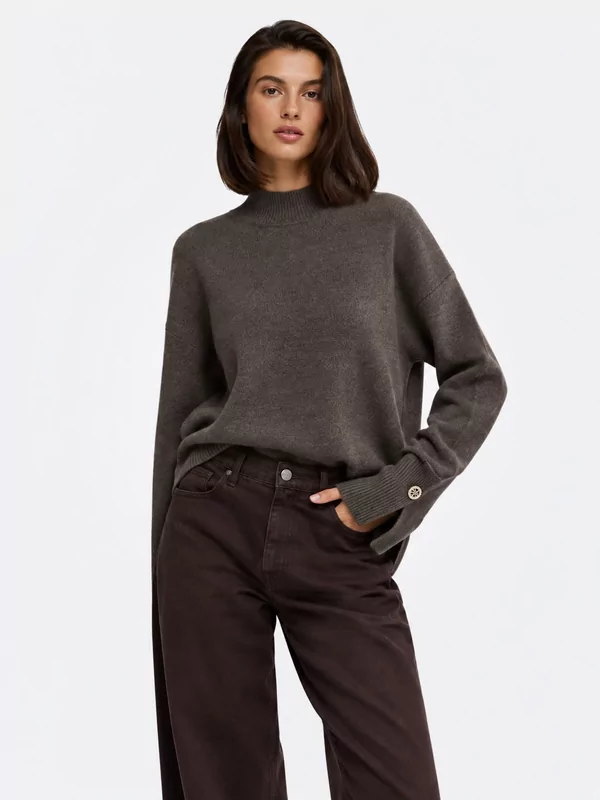 Jdy pull Sabrina in olijf groen