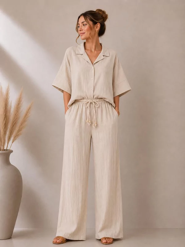 Hemdje in beige