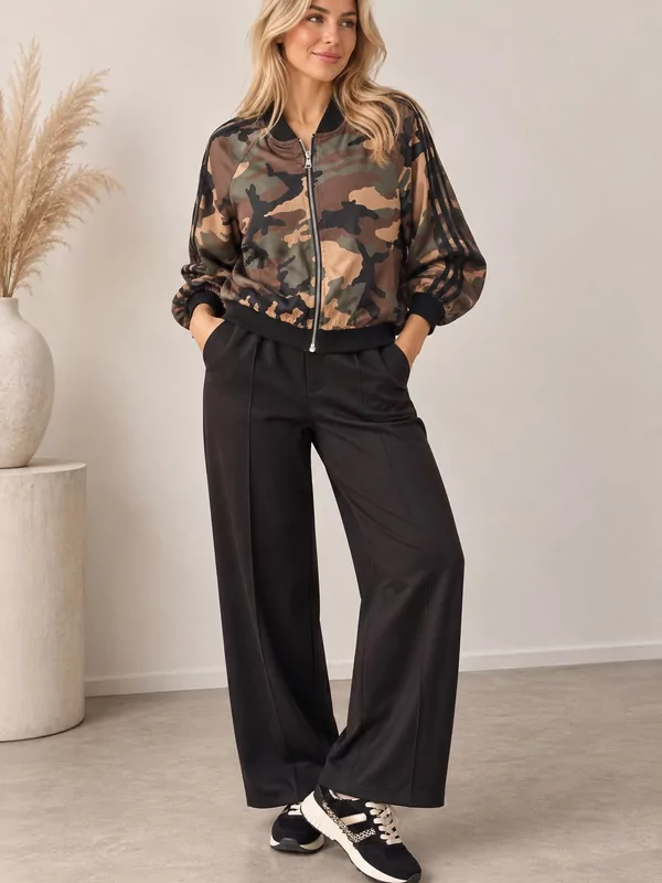 Vestje in camouflage kaki print