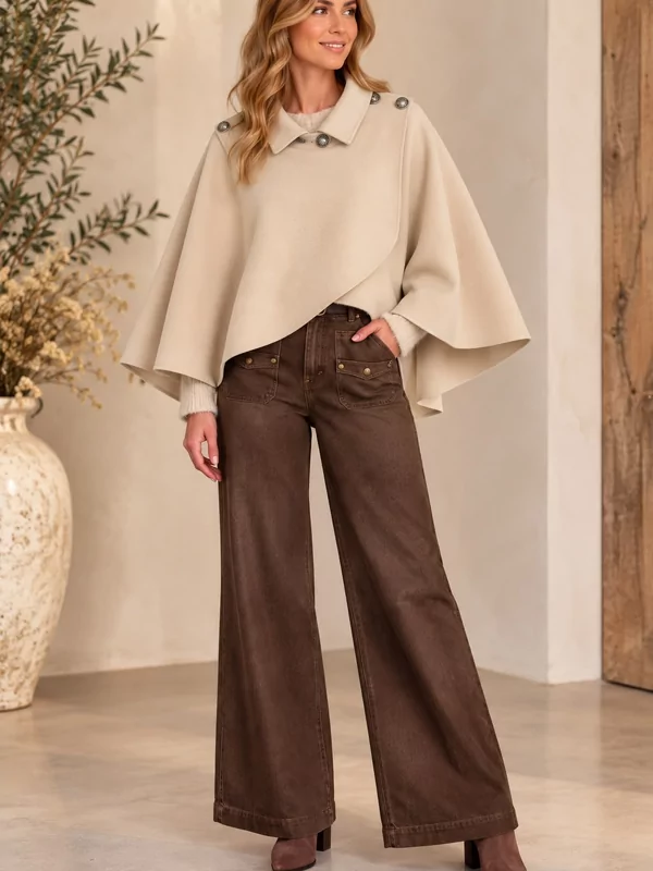 Cape in beige
