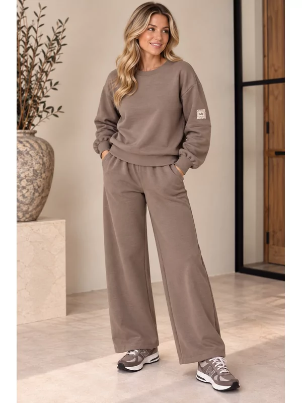 Setje lucky in taupe