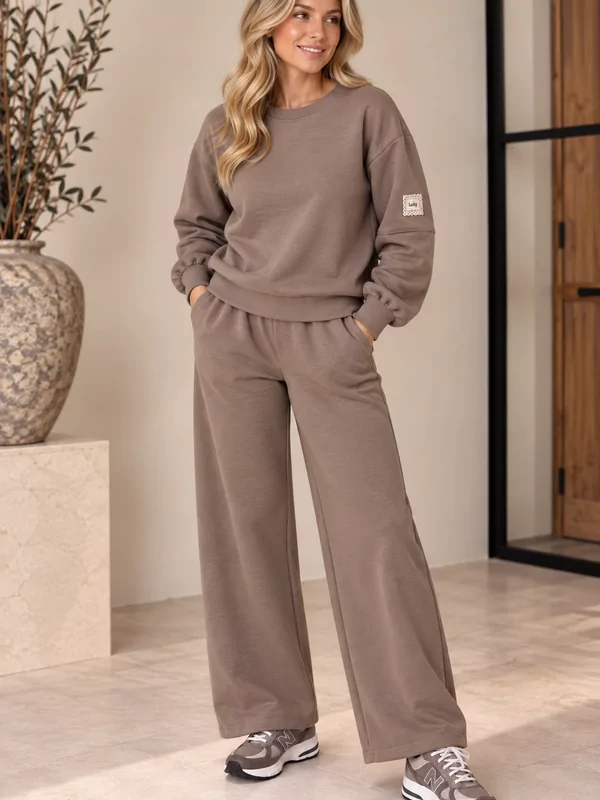 Setje lucky in taupe